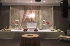 Flower lace loveseat
