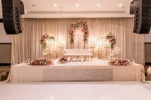 Front stage center view