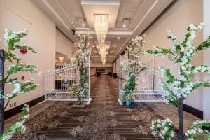 Gate entrance front view